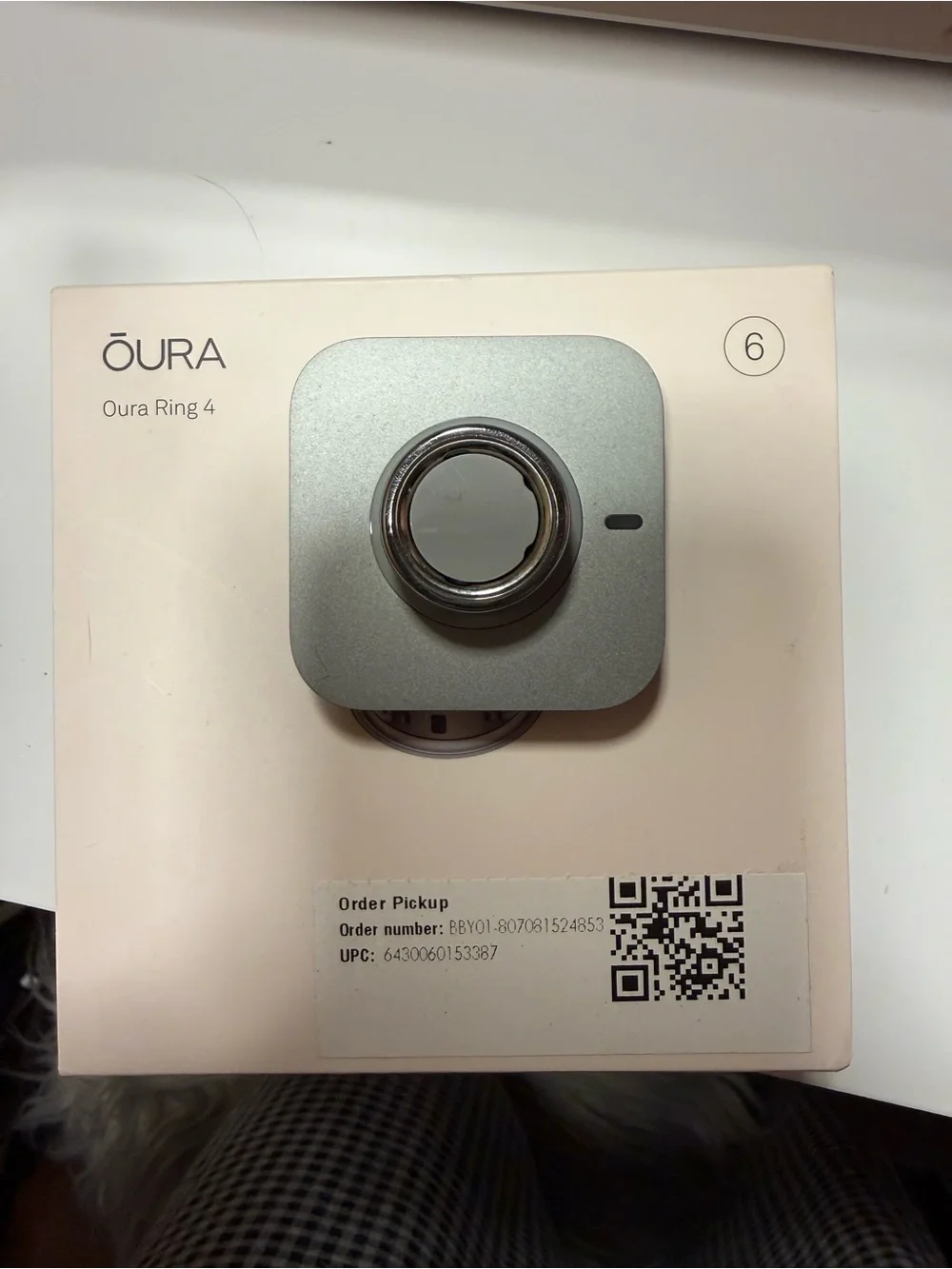 Oura ring gunmetal